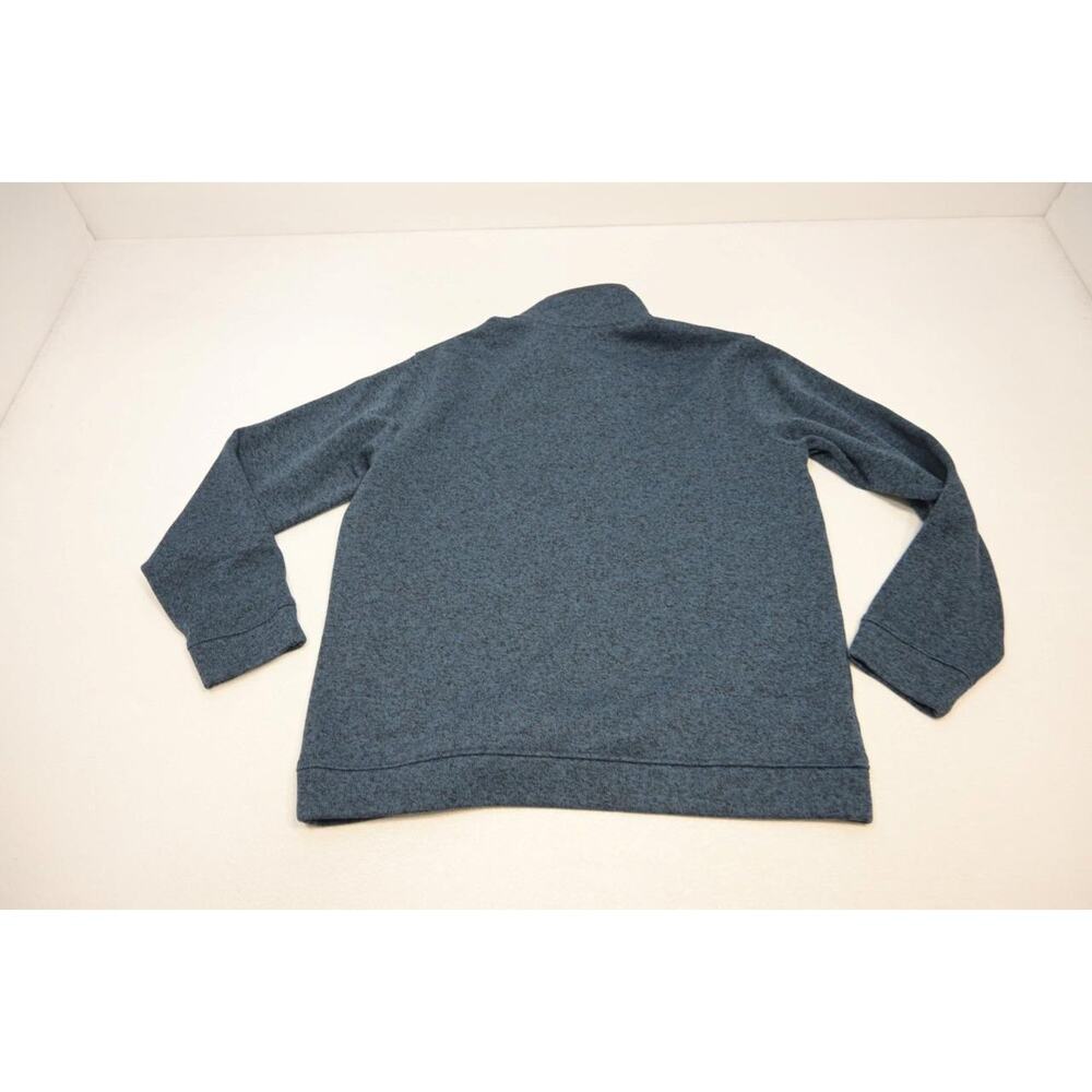 Eddie Bauer Camp Sweater Snap Neck Fleece Blue Pullover Hiking Mens Sz XL - Picture 7 of 7